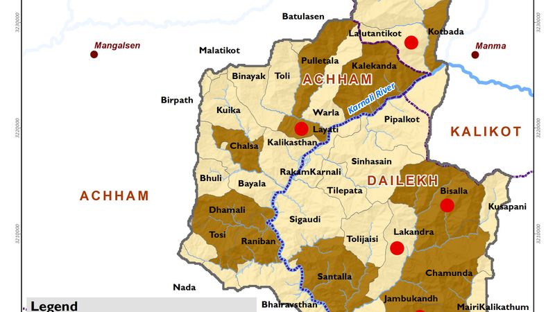 VDCs Reporting Primary Issues related to water