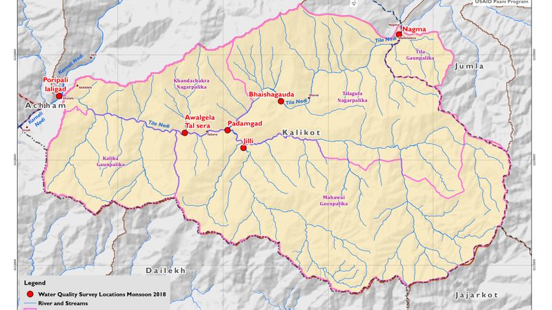 water quality Survey Location