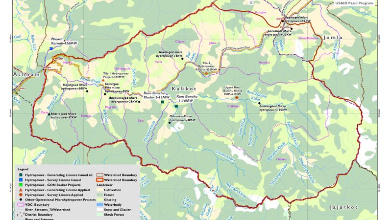 Location of Hydropower Projects