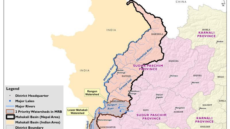 Mahakali River Basin (MRB)-Major River Systems, Water Resources and Priority Watersheds